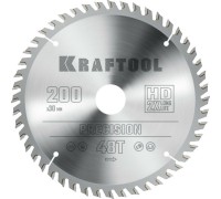 Пильный диск по дереву KRAFTOOL PRECISION 200х30мм 48T 36952-200-30