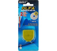 Лезвие для ножа Olfa OL-RB28-2 специальное, круговое, 28 мм, 2 шт