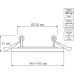 Потолочный светодиодный светильник GAUSS Backlight квадрат 6+3w 540lm 3000k 3 реж led [BL122]