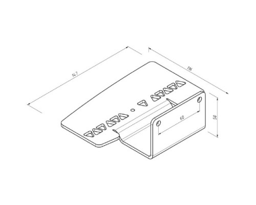 Кронштейн EMBODIMENT EMB-PS5-W для PlayStation5, настенный, белый