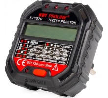 Тестер розеток КВТ КТ 107D PROLINE и УЗО 86321