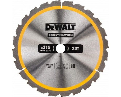 Пильный диск универсальный DeWALT 315х24тх30 мм Construction DT1961-QZ [DT1961-QZ]