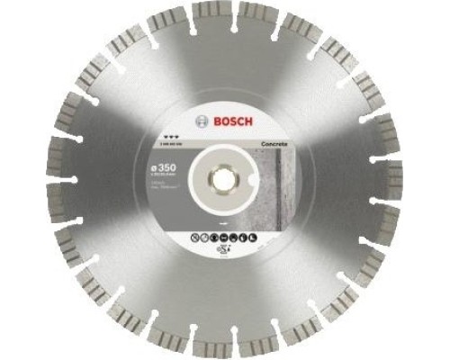 Алмазный диск для резки бетона BOSCH 300х25,4/20 мм Best for Concrete [2608602657]