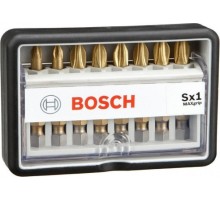 Набор бит BOSCH ROBUST LINE 8 предметов PH1+PZ3 49 мм Max Grip [2607002572]