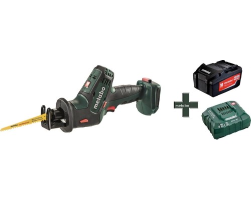 Пила сабельная аккумуляторная METABO SSE 18 LTX ( 1 х 4.0 Ач ) Compact [T03340]