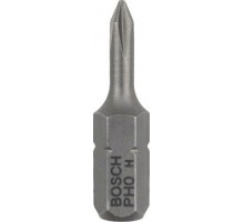 Бита для заворачивания BOSCH Extra Hard 25 мм PH0 3шт 2607001506