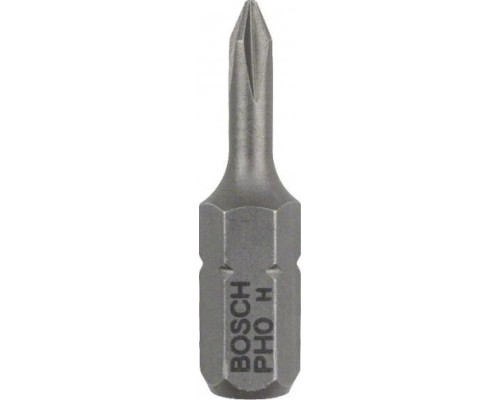 Бита для заворачивания BOSCH Extra Hard 25 мм PH0 3шт [2607001506]