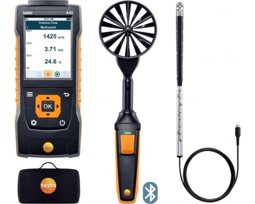 Комплект для вентиляции № 2 с Bluetooth TESTO 440 (0563 4407) [05634407]