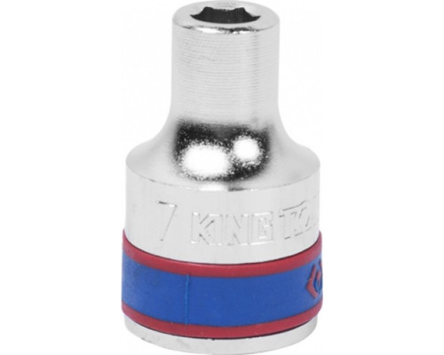 Головка шестигранная 7 мм с посадкой 1/2" KING TONY 433507M