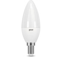 Лампа светодиодная GAUSS Свеча 9.5w 890lm 3000к e14 led [103101110]