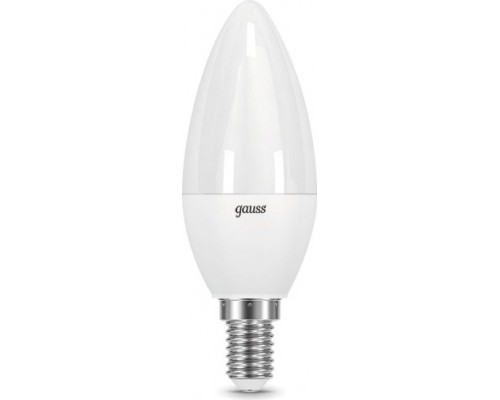 Лампа светодиодная GAUSS Свеча 9.5w 890lm 3000к e14 led [103101110]