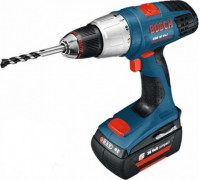 Аккумуляторный шуруповерт BOSCH GSB 36 VE-2-LI ударная 06019C1100 2х4,0 Ач, L-Boxx