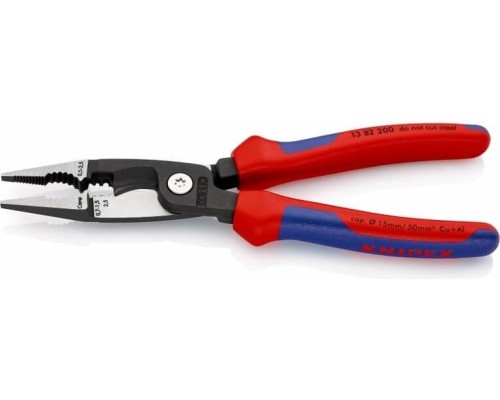 Клещи электромонтажные KNIPEX 1382200SB 200 мм [KN-1382200SB]