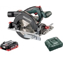 Пила циркулярная аккумуляторная METABO KS 18 LTX57 1х4.0 Ач  [Т0348] 1х3,5 Ач, ЗУ