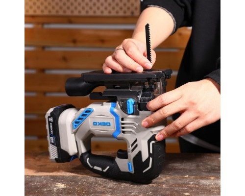 Лобзик аккумуляторный DEKO DKJS20 PRO в кейсе, 20B 2x2.5Aч 083-1125 купить с доставкой и официальной гарантией