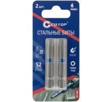 Набор бит CUTOP Profi TORX T40, 50 мм, стальные, 2 шт 83-663