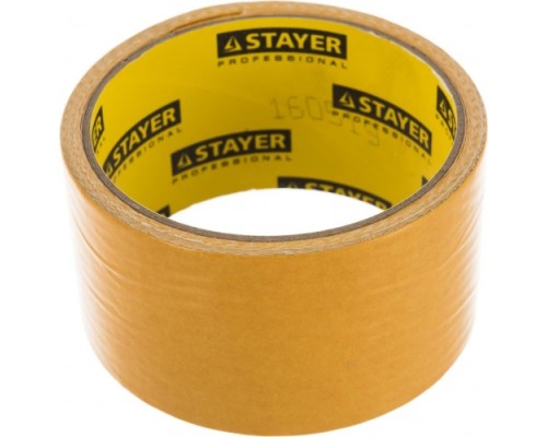 Клеящая лента STAYER PROFESSIONAL двухсторонняя на тканевой основе, 50ммх5м [1217-05]