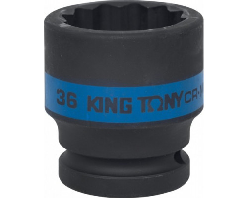 Головка торцевая ударная KING TONY 12-гранная 3/4", 36 мм 653036M