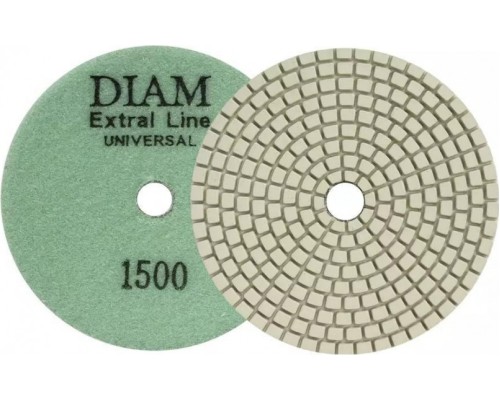 Алмазная тарелка на липучке DIAM АГШК 100*2,5 №1500 Extra Line Universal (сухая/мокрая) [000677]