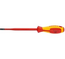 Отвертка шлицевая диэлектрическая KNIPEX 982055SL 1000 V, 5,5 x 125 мм [KN-982055SL]