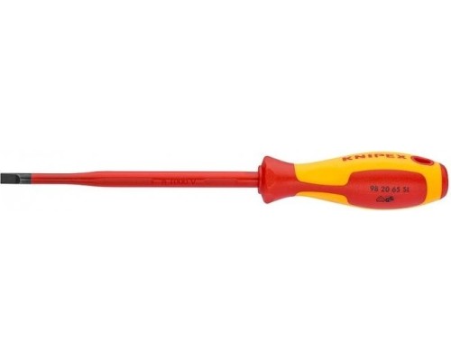 Отвертка шлицевая диэлектрическая KNIPEX 982055SL 1000 V, 5,5 x 125 мм [KN-982055SL]