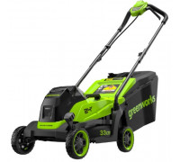 Газонокосилка аккумуляторная GREENWORKS 2520607UB 24V, 33 см, бесщеточная, c 1хАКБ 4Ач