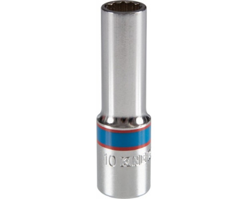Головка двенадцатигранная глубокая 3/8" KING TONY 323010M, 10 мм