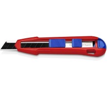 Нож универсальный KNIPEX CutiX 165 мм отламывающихся лезвий на 18 мм [KN-9010165BK]