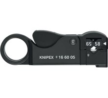 Инструмент для удаления изоляции KNIPEX 166005SB с коаксиальных кабелей [KN-166005SB]