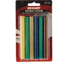 Стержни клеевые REXANT цветные 11x100 мм, 12 шт. [09-1230]