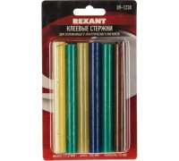 Стержни клеевые REXANT цветные 11x100 мм, 12 шт. 09-1230