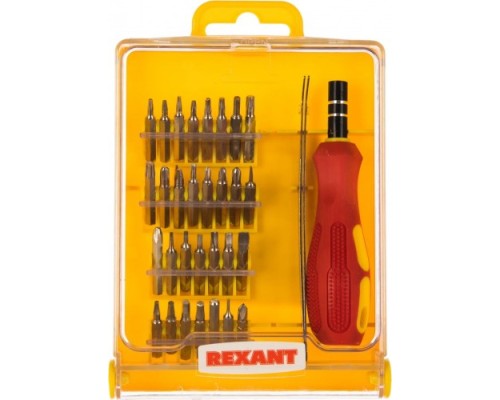 Набор отверток REXANT 12-4701 для точечных работ 32 предмета Набор отверток REXANT 12-4701 для точечных работ 32 предмета