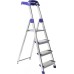 Стремянка алюминиевая CENTAURE Big Step 4 широкие ступени [208204]