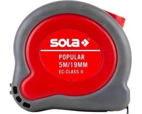 Рулетка SOLA Popular PP 5 м [50024301]