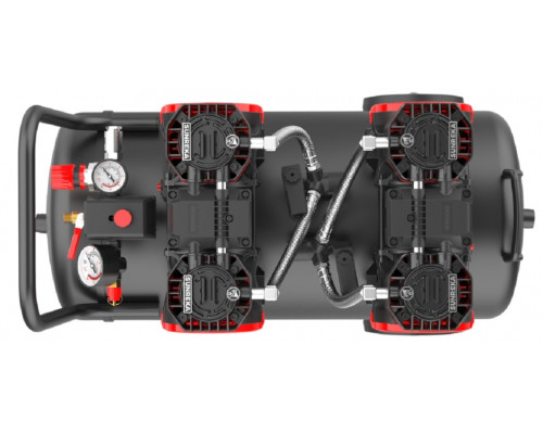 Компрессор поршневой безмасляный малошумный SUNREKA GFC370/45DS 216115
