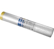 Защитная пленка ЗУБР ПРОФЕССИОНАЛ с клейкой лентой, hdpe, 10мкм, 2,4х20м 12250-240-20