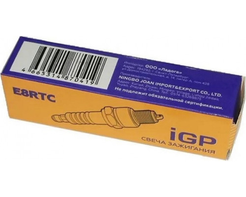 Свеча зажигания IGP E8RTC