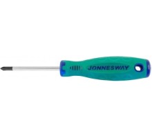 Отвертка крестовая JONNESWAY D71P175 ANTI-SLIP GRIP, PH1 х 75 мм 049950