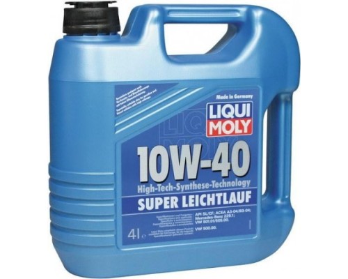 Масло моторное LIQUI-MOLY SAE 10W40 Super Leichtlauf 4 л 1916 синтетическое [1916]