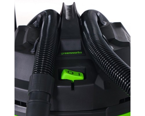 Пылесос GREENWORKS G120WDV строительный [4701207]