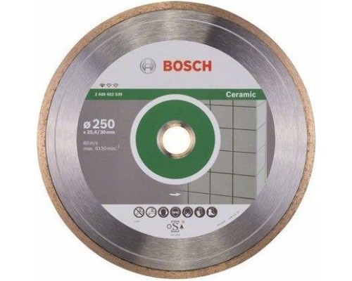 Алмазный диск для резки гранита BOSCH 250х22.2 мм Standard for Ceramiс [2608602539]