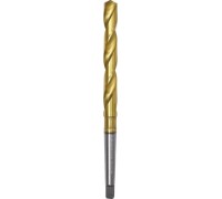 Сверло по металлу Профоснастка №2056 Эксперт D 10,5 мм Конус Морзе1 HSS M2 TIN (6542)/118° din 345 30205056