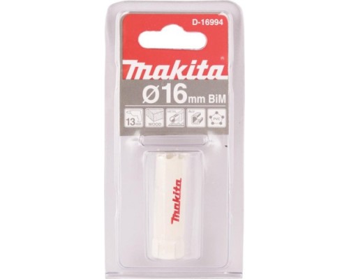 Коронка биметаллическая MAKITA D-16994 16мм