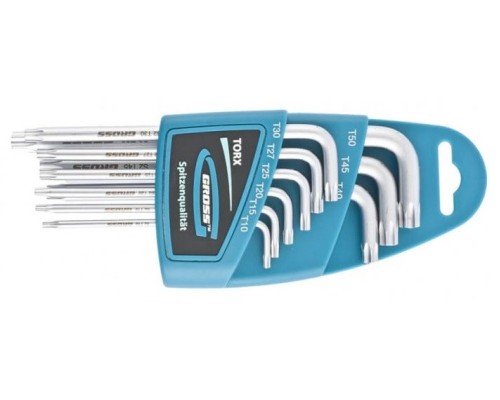 Набор ключей TORX-TT GROSS 16407 T10-T50, 9 предметов