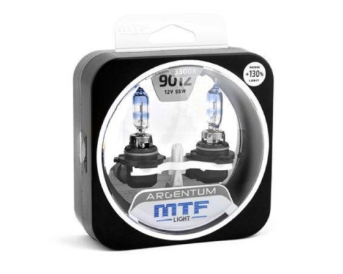 Лампа галогеновая MTF LIGHT серия ARGENTUM +130% HIR2(9012), 12V, 55W H3A12H2