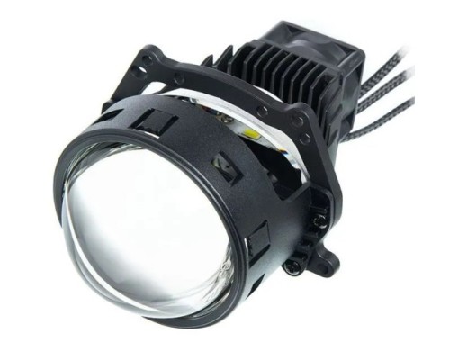 Модули светодиодные MTF LIGHT WideBeam + RED DEVIL EYES, 12В, 53/65Вт, 6000К, 3  дюйма ближнего/даль HL65K60RD