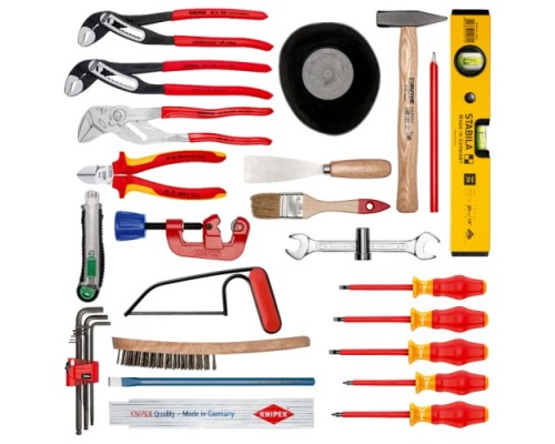 Набор инструмента KNIPEX KN-002106HKS BIG Basic Move Plumbing, 31 пр.