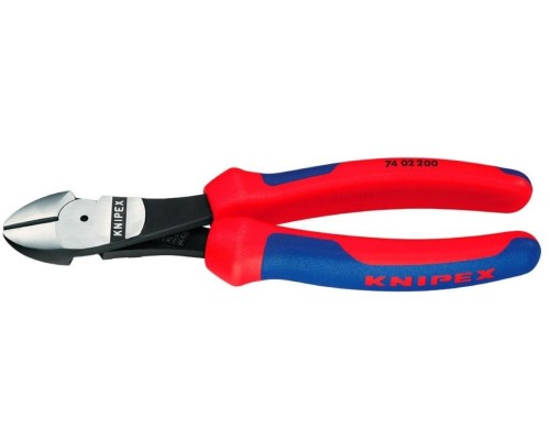 Бокорезы KNIPEX KN-7402200SB особо мощные, 200 мм, 2-комп. ручки