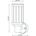 Светильник садово-парковый GAUSS Vega на стену вверх 10.5*24*14.2cm [GD021]