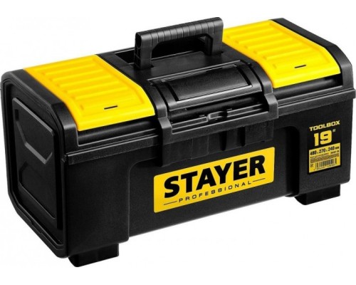 Ящик для инструмента STAYER TOOLBOX-19 пластиковый, professional [38167-19]